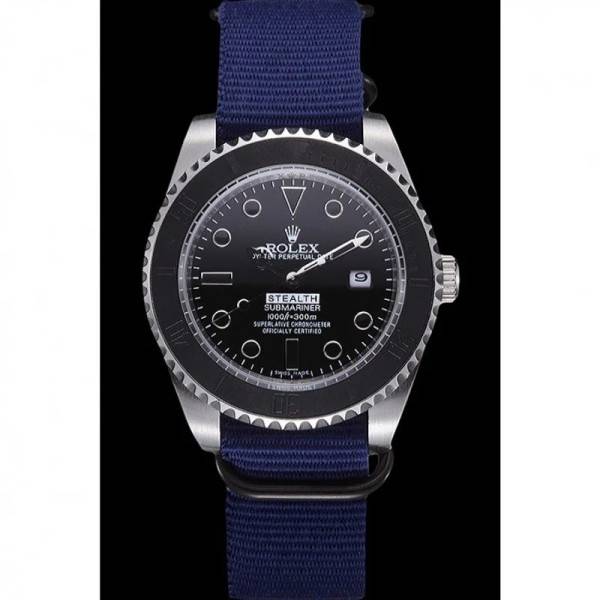 Replica Rolex Submariner Blue Dial 621989