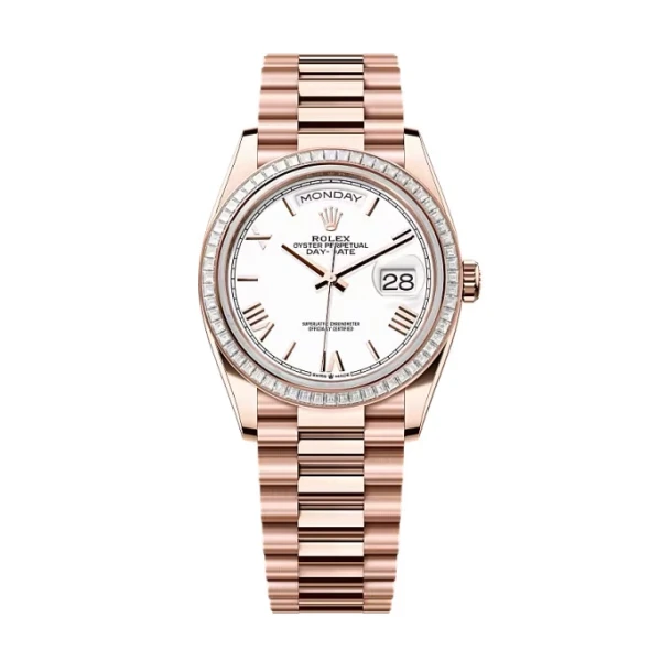 Superclone Rolex Day-Date White Dial 128395tbr-0022 36 mm