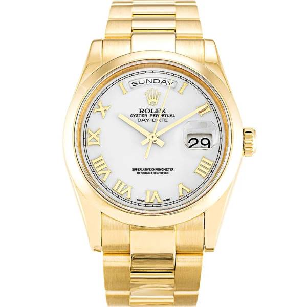 Replica Rolex Day-Date White Dial 118208 36 mm