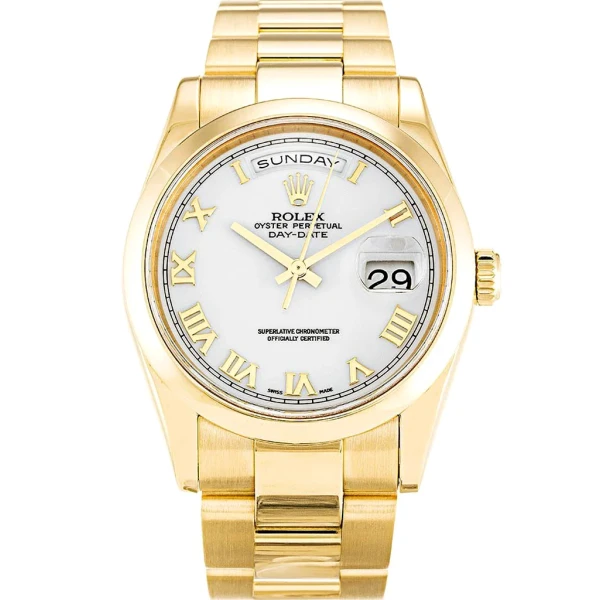 Replica Rolex Day-Date White Dial 118208 36 mm