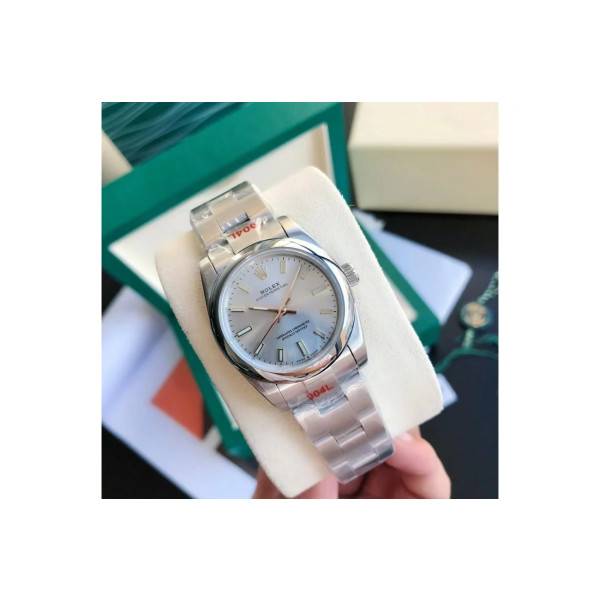 Replica Rolex Oyster Perpetual SS/SS Sliver/Stk 31/41 mm