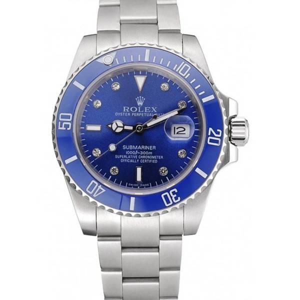Replica Rolex Submariner Blue Dial 622638