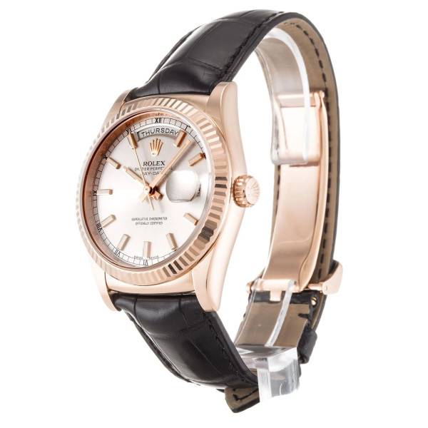 Replica Rolex Day-Date Silver Dial 118135 36 mm