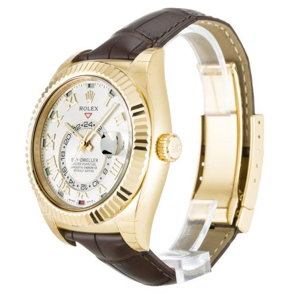 Replica Rolex Sky-Dweller Silver Dial 326138