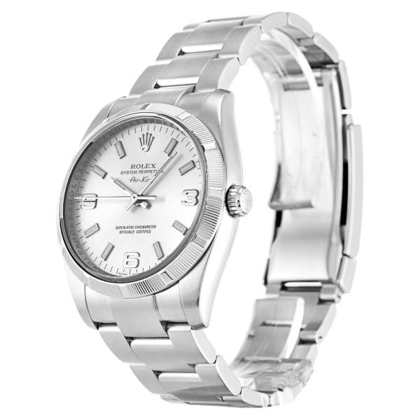Replica Rolex Air-King Silver Dial 114210