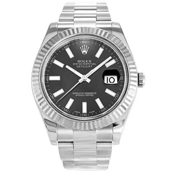 Replica Rolex Datejust Black Dial 116334 41 mm