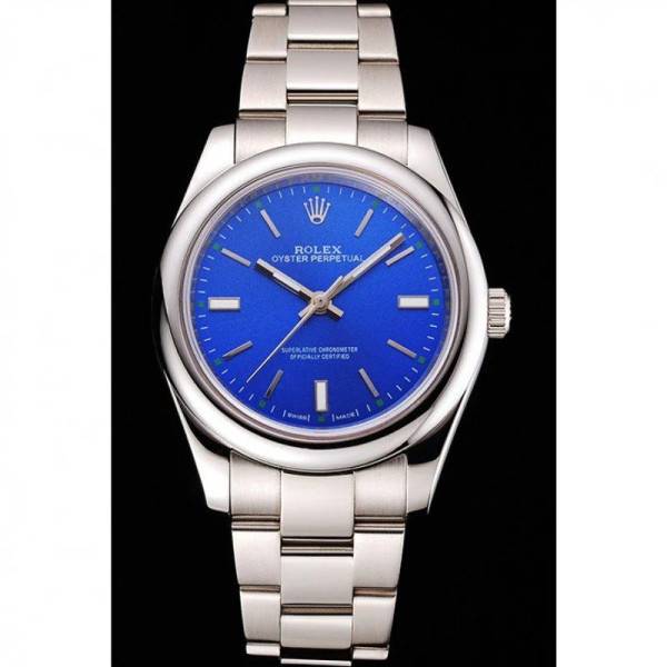 Replica Rolex Oyster Perpetual Date Blue Dial REP016835 41 mm
