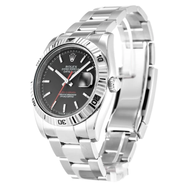 Replica Rolex Datejust Turn-O-Graph Grey Dial 116264-2 36 mm