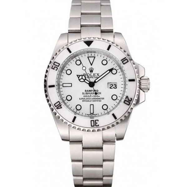 Replica Rolex Submariner White Dial 1453863