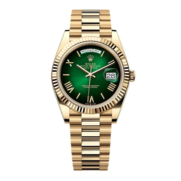 Superclone Rolex Day-Date Green Ombré Dial 228238-0069 40 mm