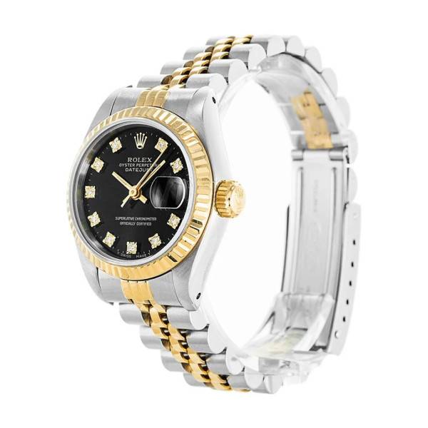 Replica Rolex Datejust Black Dial 69173 26 mm