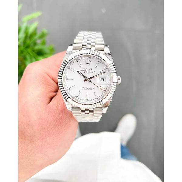 Replica Rolex Datejust White Dial 126334 Jubilee Flutted 41 mm