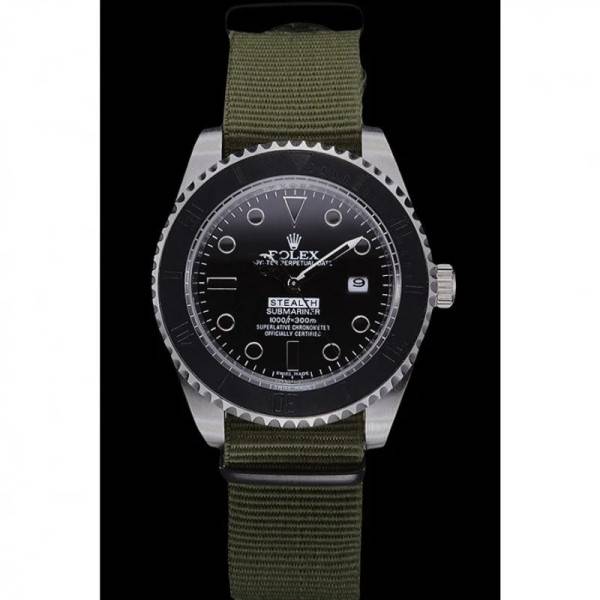 Replica Rolex Submariner Black Dial 621990