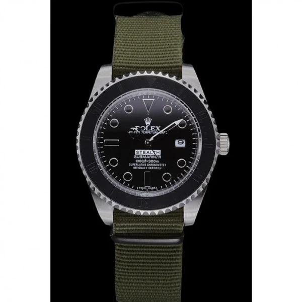 Replica Rolex Submariner Black Dial 621990