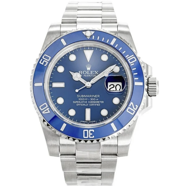 Superclone Rolex Submariner Blue Dial 116619LB “Smurf”