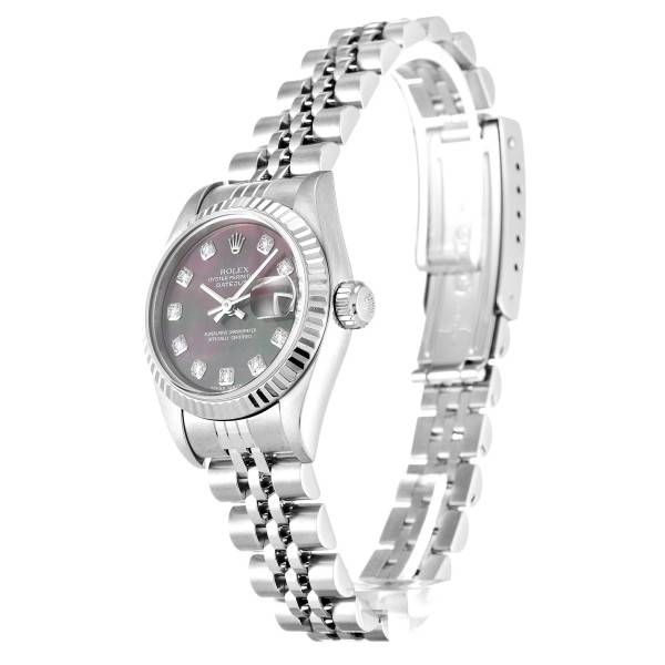 Replica Rolex Lady-Datejust Mother of Pearl – Black Dial 79174 26 mm