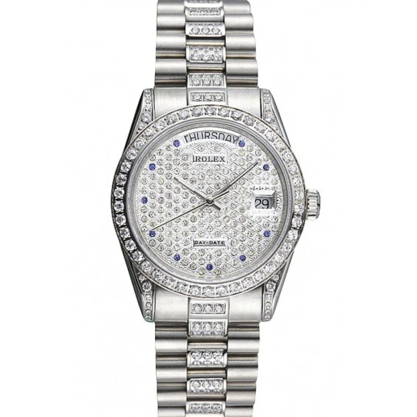 Superclone Rolex Day-Date Diamond Dial 621612 37 mm