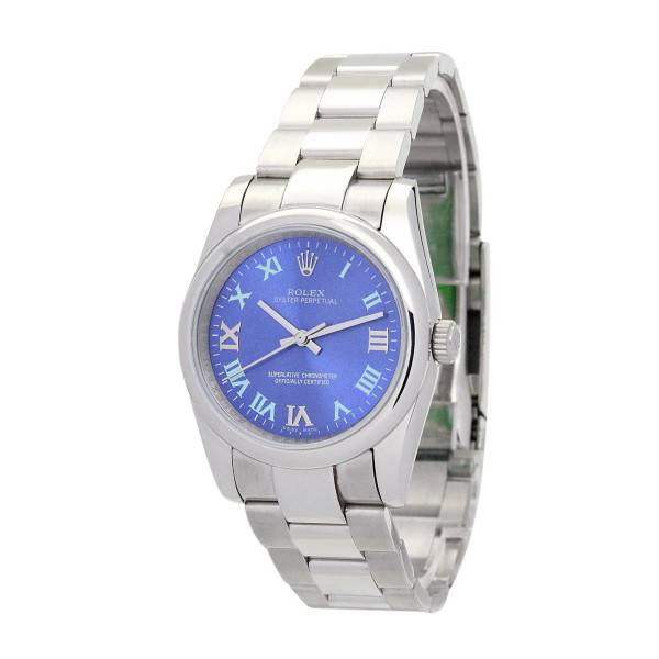 Replica Rolex Oyster Perpetual Lady Blue Dial 177200 31 mm