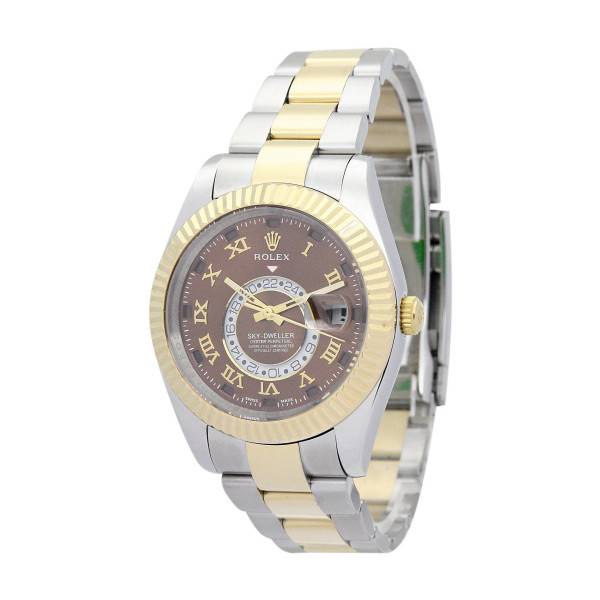 Replica Rolex Sky-Dweller Brown Dial 326938-2