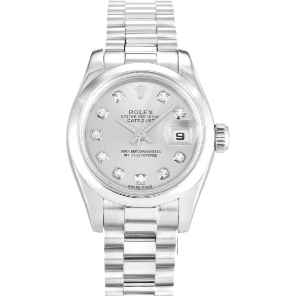 Replica Rolex Lady-Datejust Silver Dial 179166 26 mm