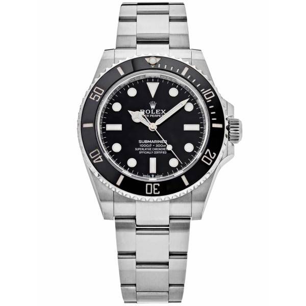 Superclone Rolex Submariner Black Dial 124060 No-Date