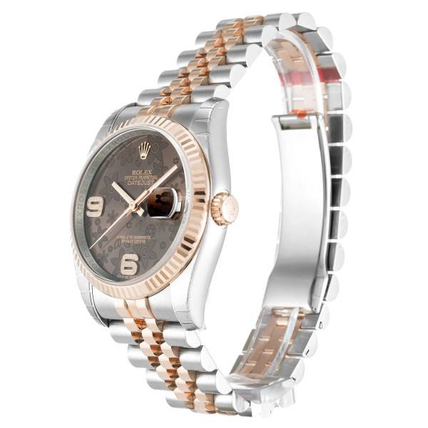 Replica Rolex Datejust Chocolate Floral Dial 116231 36 mm