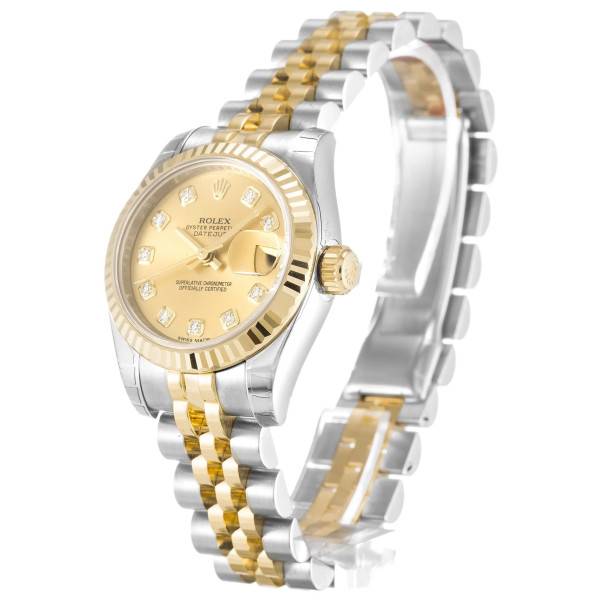 Replica Rolex Lady-Datejust Champagne Dial 179173-2 26 mm