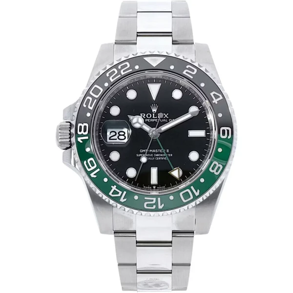 Replica Rolex GMT-Master II Black Dial 126720VTNR “Sprite”