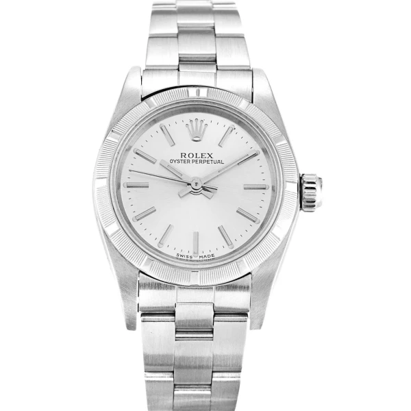 Replica Rolex Oyster Perpetual Lady Silver Dial 67230 26 mm