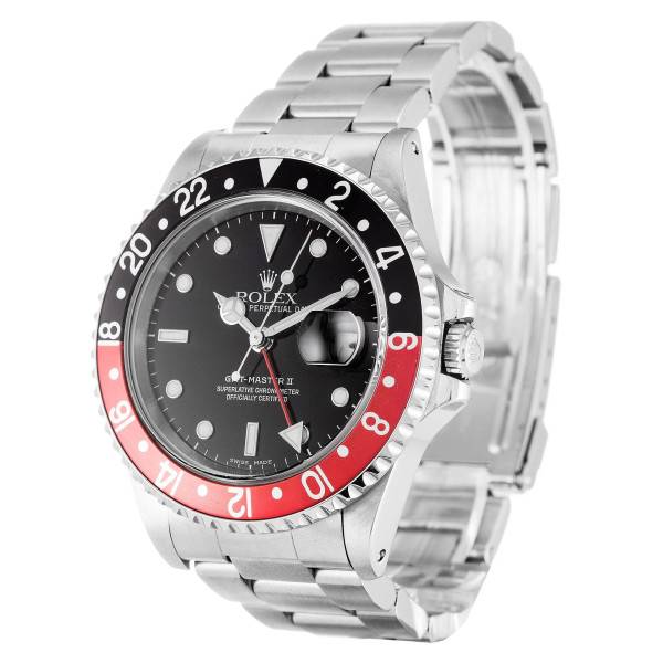 Replica Rolex GMT-Master II Black Dial 16710 “Coke”
