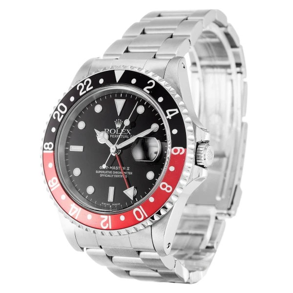 Replica Rolex GMT-Master II Black Dial 16710 “Coke”