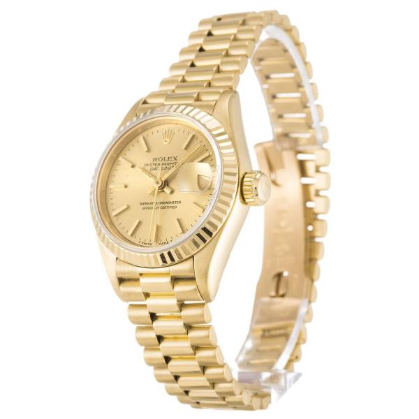 Replica Rolex Lady-Datejust Champagne Dial 69178 26 mm