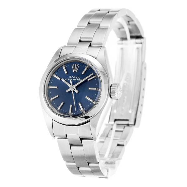 Replica Rolex Oyster Perpetual Lady Blue Dial 6718 26 mm