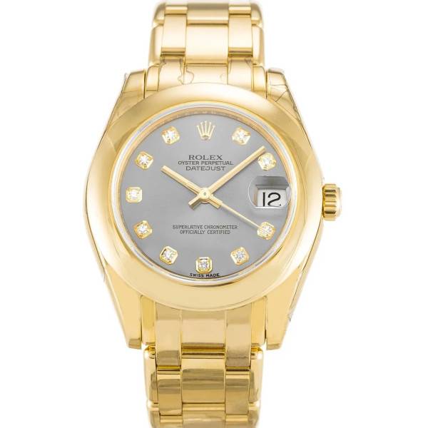 Replica Rolex Pearlmaster Silver Dial 81208