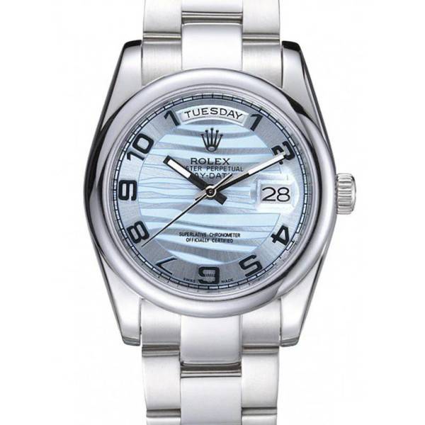 Replica Rolex Day-Date Blue Dial 7470 36 mm