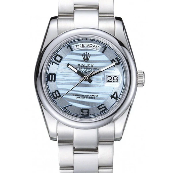 Replica Rolex Day-Date Blue Dial 7470 36 mm