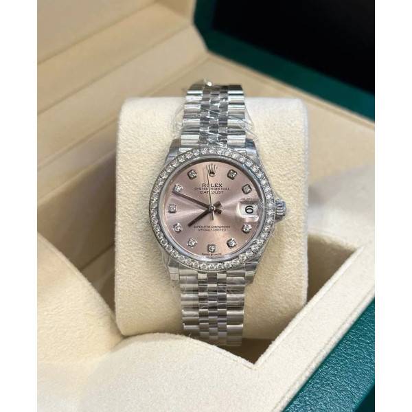 Replica Rolex Datejust Pink Dial 278384RBR 31 mm