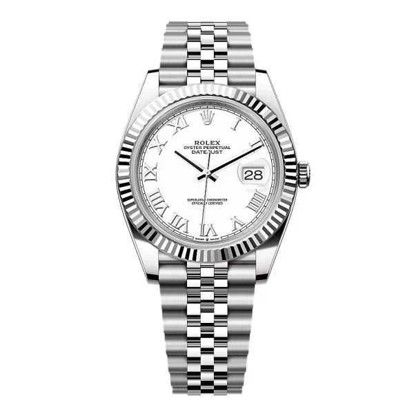 Rolex Datejust White Roman Dial 126334-0024 41 mm