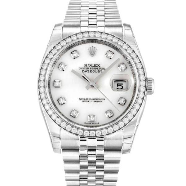Replica Rolex Datejust Mother of Pearl – White Dial 116244 36 mm