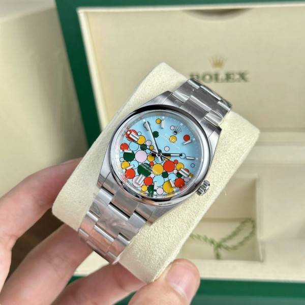 Superclone Rolex Oyster Perpetual Turquoise Dial 126000 36 mm