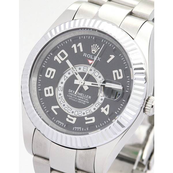 Replica Rolex Sky-Dweller Black Dial 326938