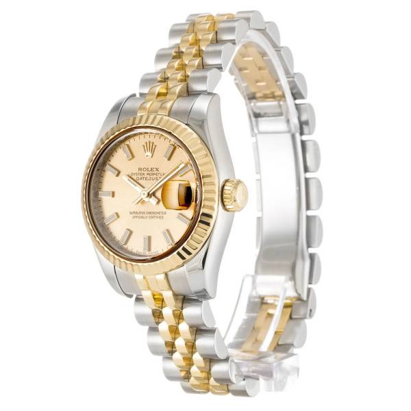 Replica Rolex Lady-Datejust Champagne Dial 179173-3 26 mm