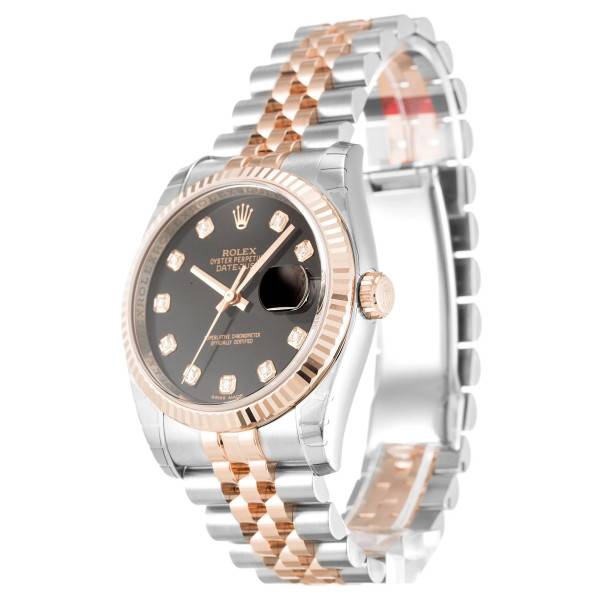 Replica Rolex Datejust Black Dial 116231-3 36 mm