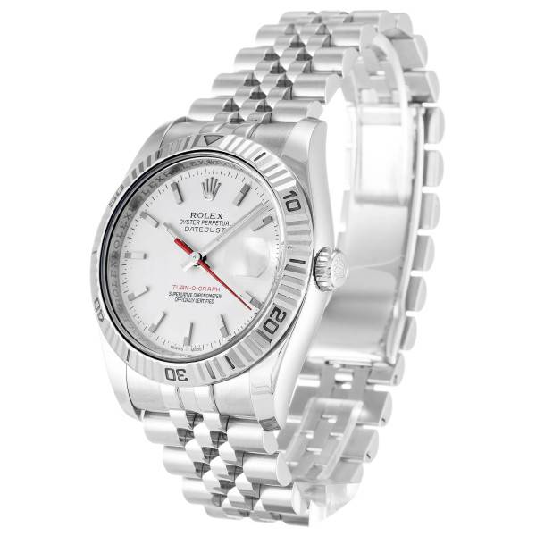 Replica Rolex Datejust Turn-O-Graph White Dial 116264-2 36 mm