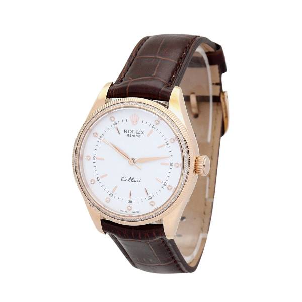 Replica Rolex Cellini White Dial 5310 Rose Gold