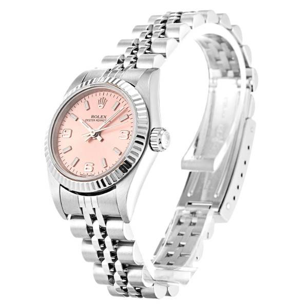 Replica Rolex Oyster Perpetual Lady Salmon Dial 76094 26 mm