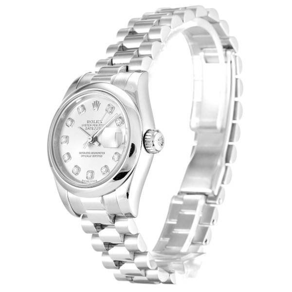 Replica Rolex Lady-Datejust Silver Dial 179166 26 mm