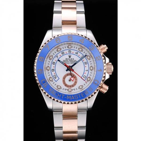Replica Rolex Yacht-Master White Dial REP016833