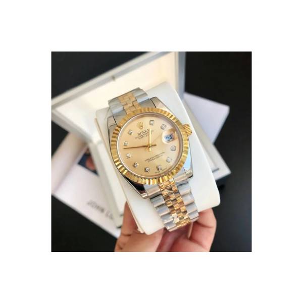Replica Rolex Datejust RG/SS Jub Gold/Dial 36/28 mm