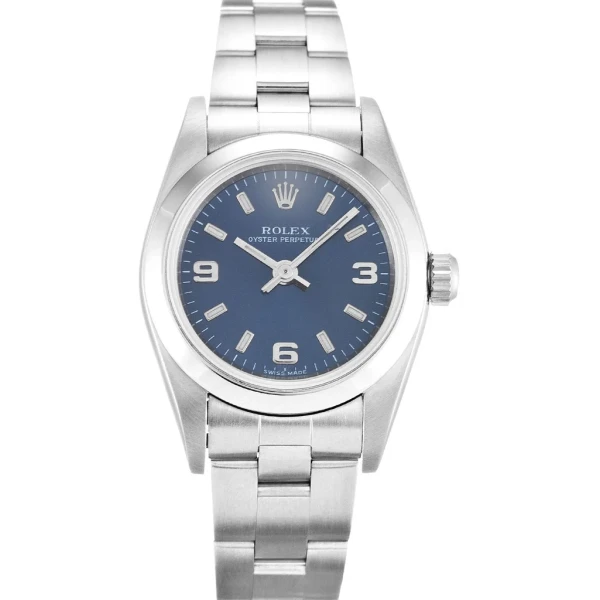Replica Rolex Oyster Perpetual Lady Blue Dial 76080 24 mm